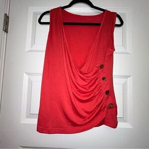 Unbranded Faux Wrap Sleeveless Top